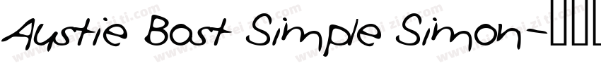 Austie Bost Simple Simon字体转换